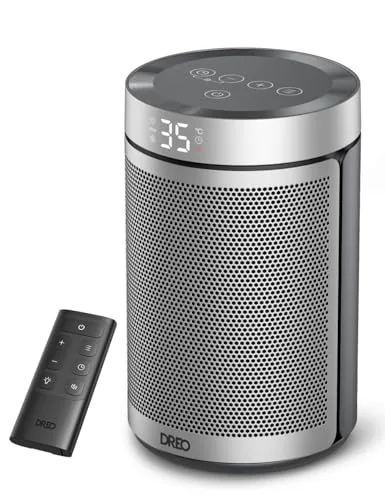 Vista 4 de Dreo Atom 316 Aquecedor Cerâmico PTC 1500W 34 dB
