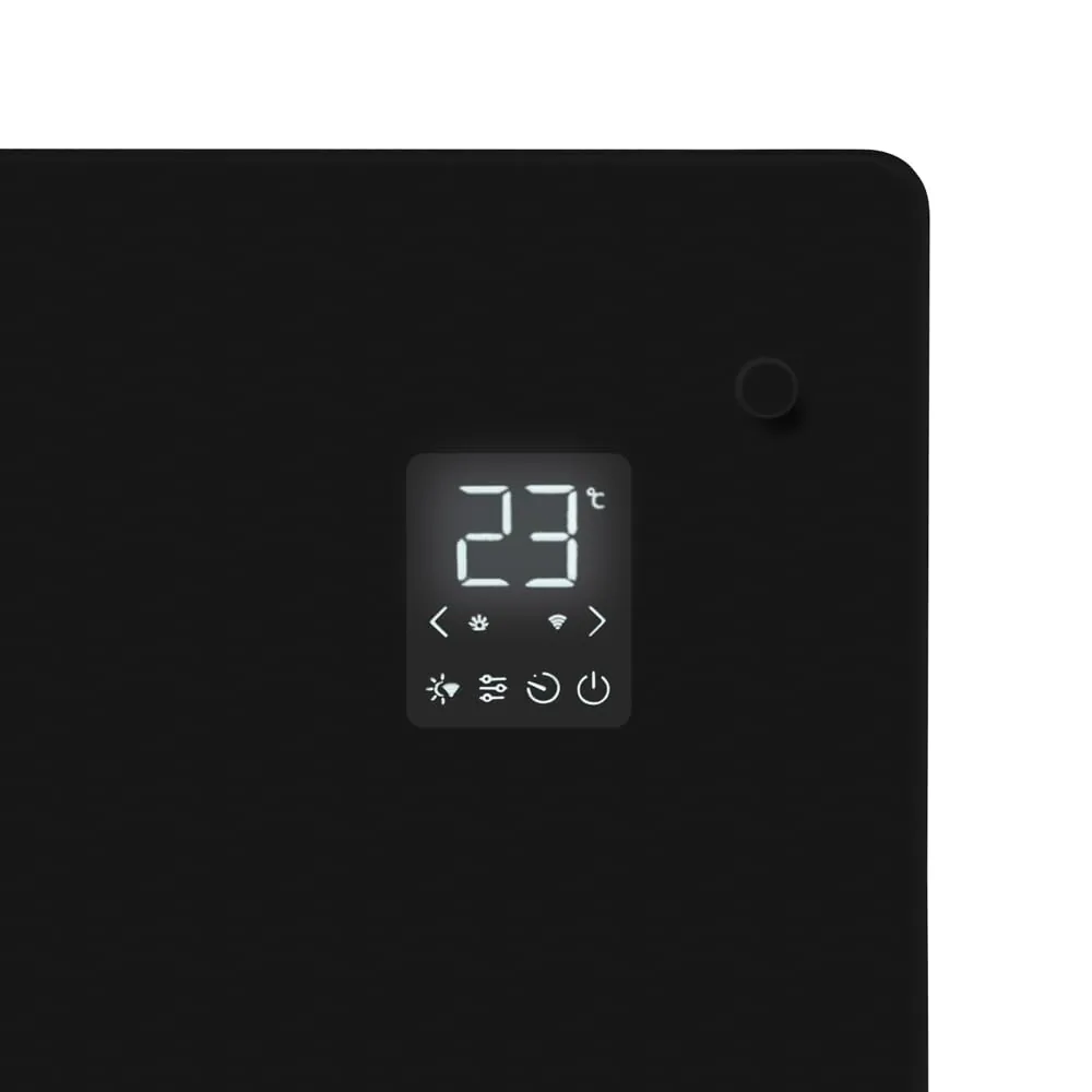 Vista 3 de VONROC Convector 2500W Wi-Fi com Painel de Vidro e IP24