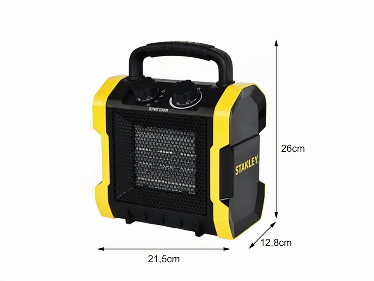Vista 3 de Stanley ST-222A-240-E Aquecedor Cerâmico PTC 2000W Robusto